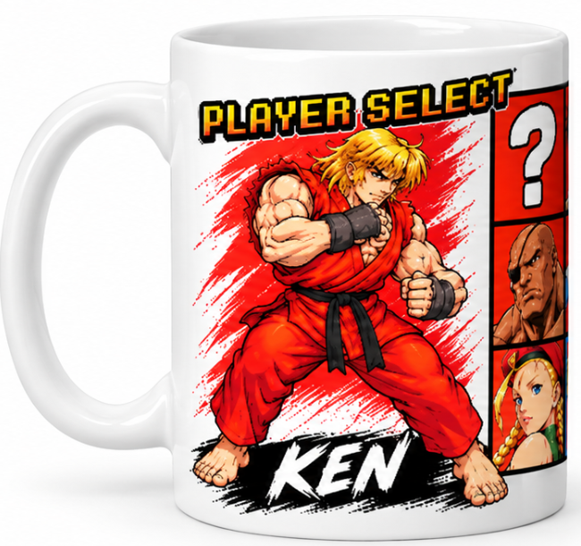 Caneca Street Fighter KEN